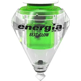 Energía Chicos Beat&Glow Elektrischer Kreisel Deluxe mit Doppelkugellager, 3 Melodien und en LED-Licht, ab 5 Jahren (89008), Sortiert
