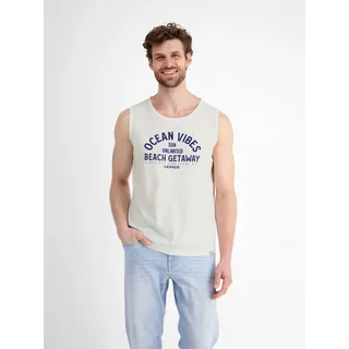 LERROS Muskelshirt »LERROS Herren Tanktop mit Brustprint«, weiß