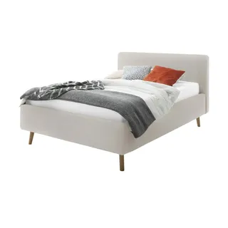 Meise Möbel Polsterbett beige , Maße (cm): B: 161 H: 105