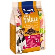 Vitakraft Vita Nature Premium Trockenfutter für Hunde, Huhn, Rote Beete und Amaranth – 1,2 kg