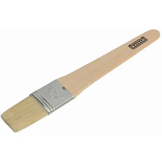 ORIGINAL KAISER Classic Holz-Backpinsel 22 x 4 cm, Backpinsel Naturborsten, sichere Borsten-Metall-Fixierung, Buchenholz-Griff, Braun