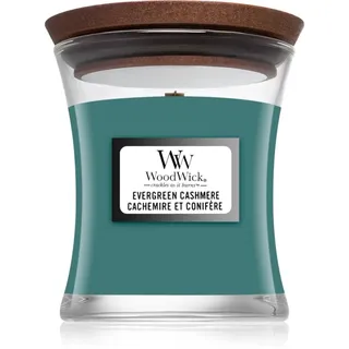 Woodwick Evergreen Cashmere Duftkerze 85 g grün