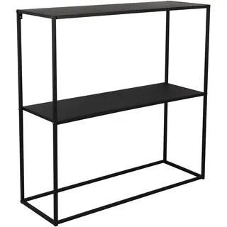 Mirrors and More ALEXIS Konsolentisch 80 x 27 x 80 schwarz