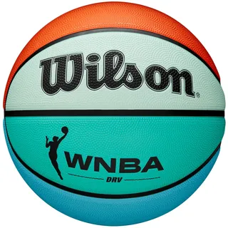 Wilson WNBA DRV Bright Basketball Orange/Türkis 6