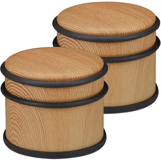 Relaxdays Türstopper Braun 9 cm