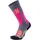 Ski All Socke 1 Paar Grau/Pink 35-36