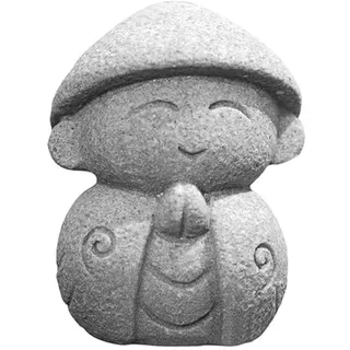 Milisten Kleiner Buddha Figur Maitreya Dekor Für Zen Garten Tee Tisch Ornament Aus Stabiler Imitat-Limestone Kompakte Größe Für Wohnzimmer Und Büro