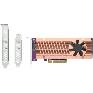 QNAP QM2-2P-384A PCIe 3.0 Erweiterungskarte für zwei M.2 NVMe SSDs