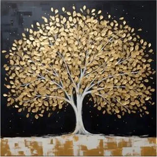 Metallbild , Multicolor , Metall , quadratisch , 50x50x2 cm , einfache und schnelle Anbringung , Bilder & Rahmen, Bilder, Holz & Metallbilder