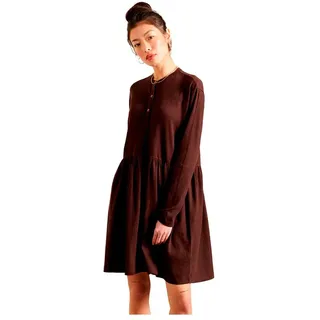 Superdry Jersey Mini Kurzes Kleid - Blackbean - M