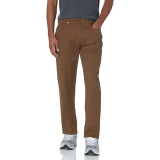 Amazon Essentials Herren 5-Pocket-Stretch-Twillhose, Sportlich Geschnitten (erhältlich in Big & Tall), Braun, 32W / 34L
