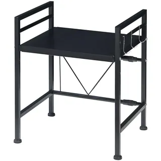 [en.casa] Sorsele Küchenregal 63 x 47,5 x 32 cm Schwarz
