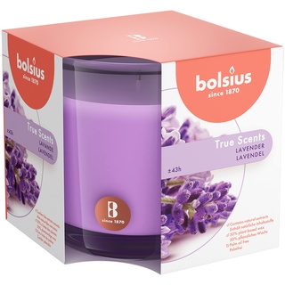 BOLSIUS Moods & True SCENTS Duftkerze, Wax, Lila, 9.5 cm