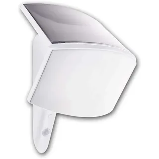 REV Mc SENSOR Solarlampe für außen, LED Strahler mit Bewegungsmelder, Aussenleuchte, 3W, 250lm, weiss