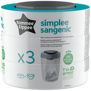 TOMMEE TIPPEE Simplee Sangenic Nachfüllkassette 3 Stück