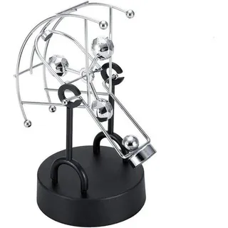 Semi-globe Draaiende Gadget für Büro und Schreibtisch - Wetenschap Desktop Spielzeug - Naturkunde Kunst Nachbildung - Perpetueller Bewegungsspielzeug mit Glas