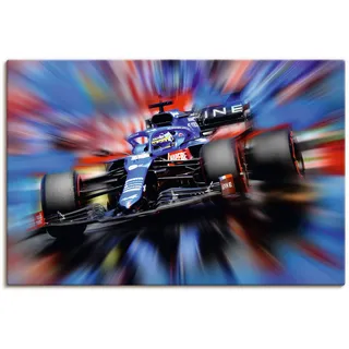 Artland Wandbild »Fernando Alonso - Spanien«, Auto, (1 St.), als Leinwandbild, Poster in verschied. Größen Artland blau