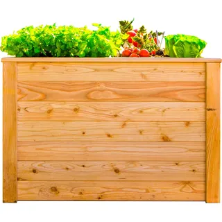 Westmann Hochbeet Lärche 100 x 65 x 66 cm Weiß