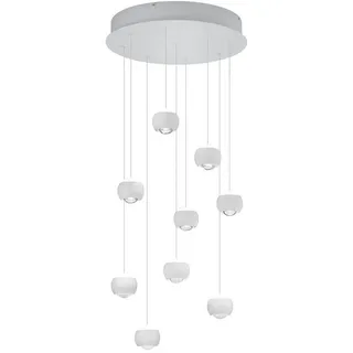 Musterring Leuchten LED-Pendelleuchte Cannon Metall Weiß