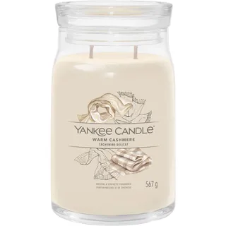 Yankee Candle Warm Cashmere Duftkerze 567 g beige