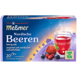 Meßmer Ländertee Nordische Beeren | 20 Teebeutel | Früchtetee mit Beeren-Aroma | beerig-süß