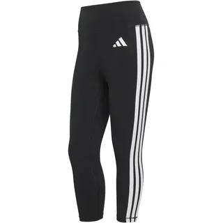 adidas Optime Essentials Workout 3-Streifen 3/4 Leggings Black/White S
