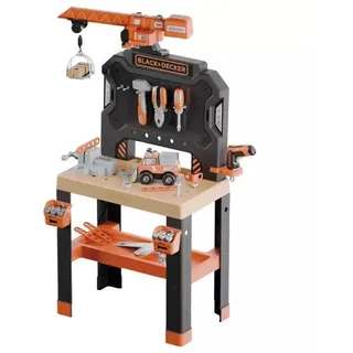 Smoby: Black and Decker Werkbank mit Kran