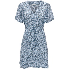 Bild Damen ONLEVIDA S/S Short Dress WVN NOOS 15237382, Provincial Blue/Sadie Flower, M