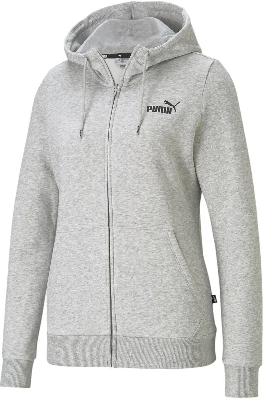 Bild von Puma, Essentials Small Logo Full-zip Hoodie FL, Grau, M