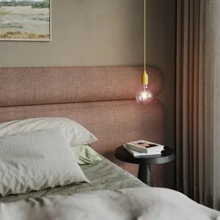 creative cables Bunte Hängelampe Gelb One Size