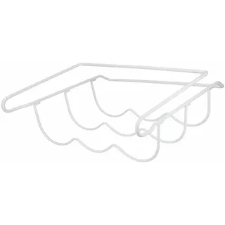 Europart Flaschenhalter für Kühlschrank | 3fach universal nutzbar | Stahldraht weiß | 310 x 300 x 130 mm