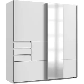 WIMEX Schwebetürenschrank Bamberg 180 x 198 x 65 cm Weiß