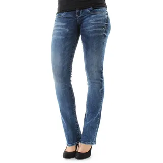 LTB Jeans Damen Jeans Bootcut Valerie - Normal Waist Damen Bootcut Jeans mit Knopf & Reißverschluss - Valerie Blue Lapis WASH Jeanshose Blau 29W / L34