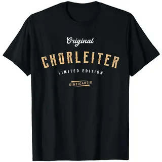 Chorleiter Limited Edition Orchester Chor Chorleitung T-Shirt, Herren, Schwarz, L