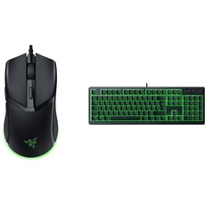 Razer Cobra - Leichte kabelgebundene Gaming-Maus mit Chroma RGB (Federleichte 57 g & Ornata V3 X - Flache Membran-Tastatur mit Chroma RGB (Lautlose Membran-Switches