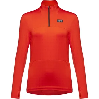 Gore Wear Gore Damen Everyday Thermo 1/4-Zip rot