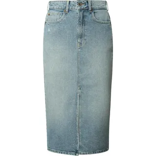 Pepe Jeans Midi Rock Blau XL Frau Blau XL - Blau