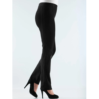 Dehnbund-Hose STEHMANN, Damen, Gr. 38, Normalgrößen, schwarz, unifarben, lang, Hosen Dehnbund-Hose