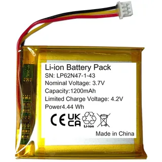 AOLIKES 1200 mAh Akku Ersatz für BOIFUN VB607 M / BM921 M / BM918 3,2 Zoll Bildschirm TakTark Babyphone