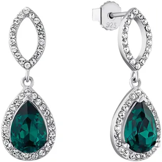 Amor Paar Ohrhänger »Tropfen« mit Glasstein