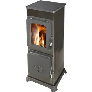 THROMA Holzofen | Bozen AT | Werkstattofen | 5 kW | Schwarz