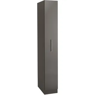 WIHO KÜCHEN Apothekerschrank Cali 30 x 57 x 200 cm Schwarz