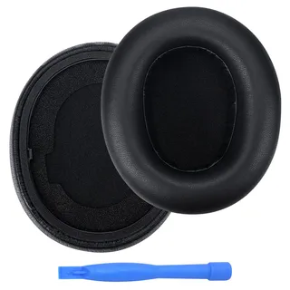 Ersatz Ohrpolster für SteelSeries Arctis Nova Pro Wireless Kopfhörer von MMOBIEL - Memory- Schaumstoff und Protein PU Kopfhörer Ohrpolster - Ersatzpolster – Schwarz