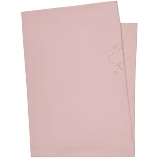 Sterntaler Babydecke UV Schutz 50+ Hase Hanni - leichte Schmusedecke aus Baumwolle (Bio) - dezenter Motivdruck - ideal Zuhause & unterwegs - für Mädchen - Geschenk Idee - ab Geburt, 100x70cm, zartrosa