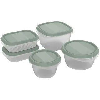 Rotho Frischhaltedose luftdicht 16,4 x 18,2 x 28,1 cm 5-teiliges Set