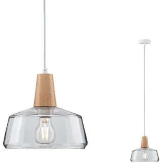 Paulmann Yva 1-flg. 24 cm rund braun transparent