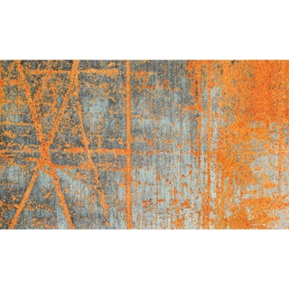 Wash+Dry Rustic 70 x 120 cm grau/orange