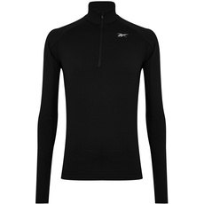 Bild von Herren Running Quarter Zip Tops Schwarz L