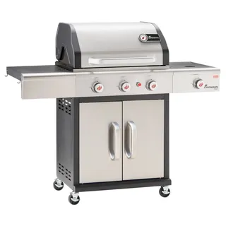 Landmann » Triton maxX PTS 3.1 « Gasgrill - 3 Brenner - Edelstahl - Silber