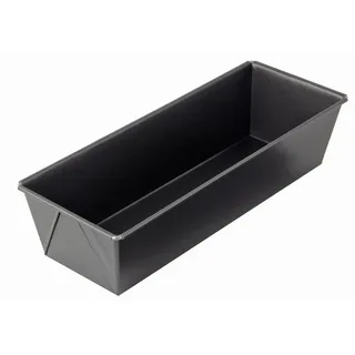 Dr.Oetker Kastenform , Schwarz , Metall , 11.5x7x30 cm , antihaftbeschichtet, leicht zu reinigen, hitzebeständig, schadstofffrei , Backen & Backzubehör, Backformen, Kastenformen
